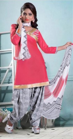 Suit Unstitched Stright patiyala