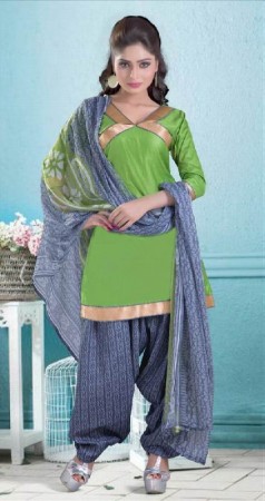 Suit Unstitched Stright patiyala