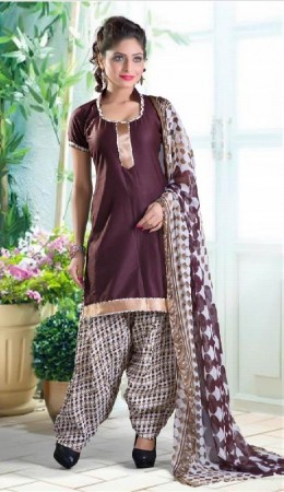 Suit Unstitched Stright patiyala