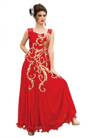 Gown Semistiched Free Size