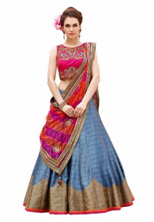 Lehenga Choli Semistiched