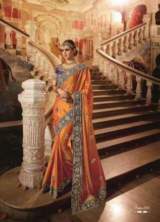 Wedding heavy saree