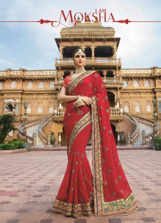 Wedding heavy saree