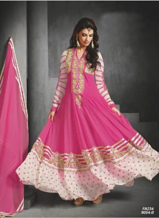 New Designer and Party wear Rani Pink Salwar Suit