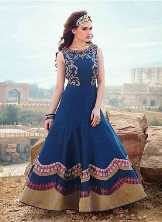 Gown Indo Westarn Stitched Size 40-42