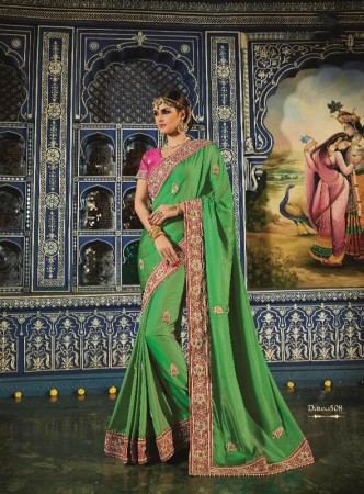 Wedding heavy saree