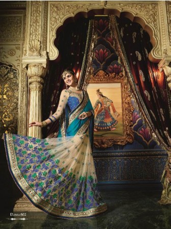 Wedding heavy saree