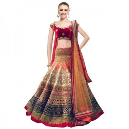Lehenga Choli Semistiched