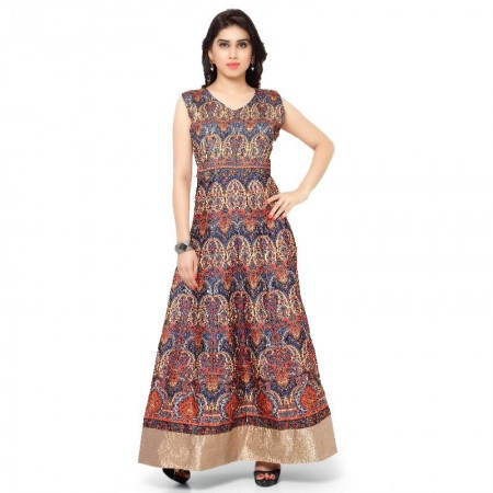 Gown Semistiched Free Size