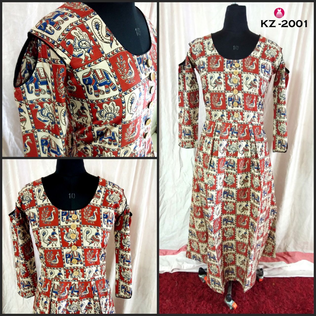 Kalamkari umbrella kurtis shop