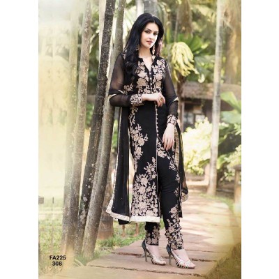 NEW DESIGNER ATTRACTIVE BLACK SALWAR SUIT