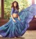 Multi color printed saree